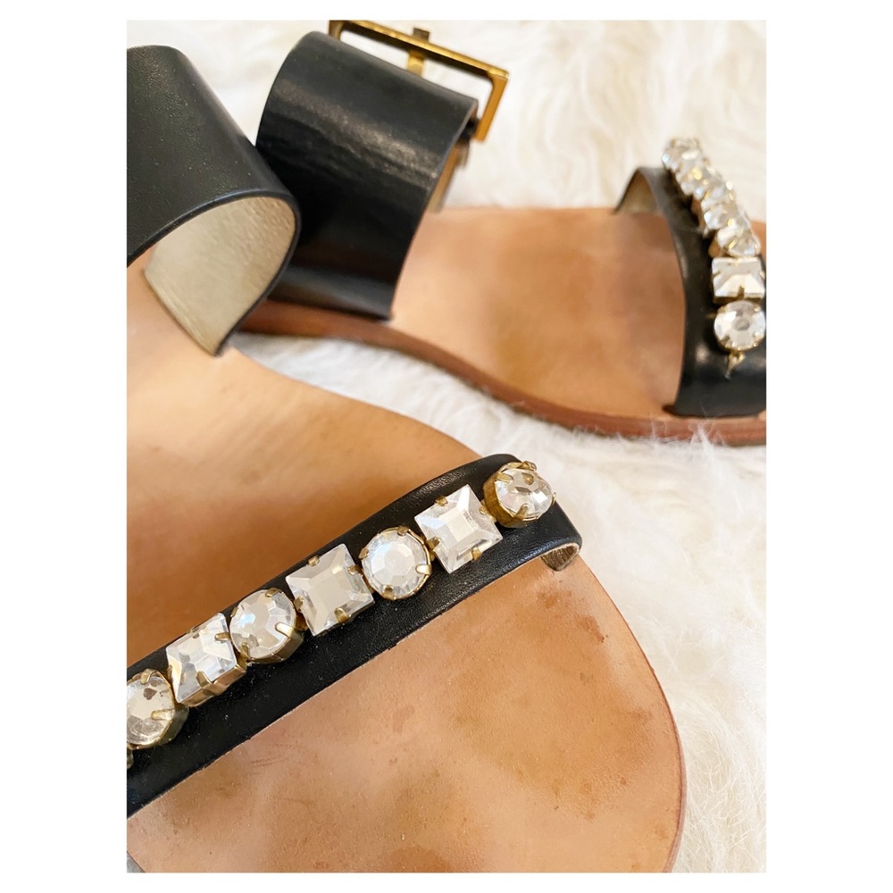 Kate Spade - Jewelled Leather Sandals sz. 10